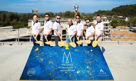 MGallery MontAzure Celebrates Topping-Off Milestone!