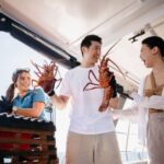 Catch a Western Rock Lobster, a unique experience only on board Luxe Island Seafood Cruise. Photo Jarrad Seng