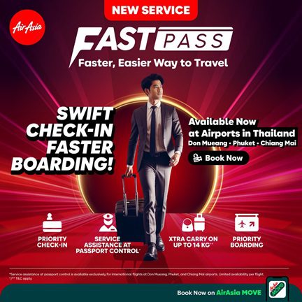 AirAsia Launches FastPass for a Seamless Travel Experience