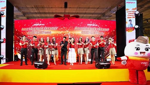 Vietjet Thailand Wins 2024 Most Passenger Friendly Cabin Crew!