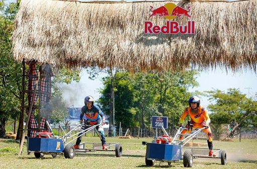 Red Bull KTM Riders Race 100kph Tractors in Thailand!