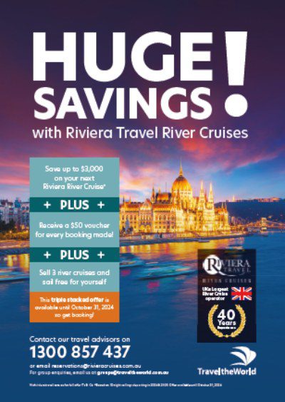 Riviera River Cruises Unveils Biggest Ever Triple Offer