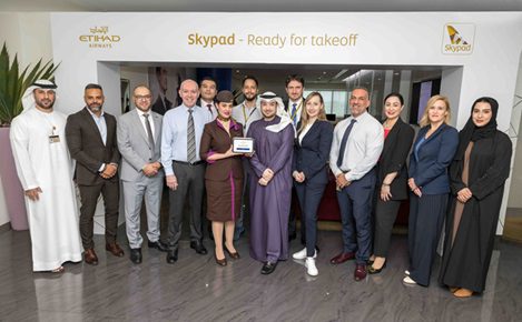 Etihad Airways Unveils Cutting-Edge Skypad Technology