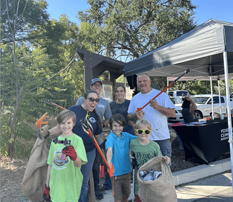 Oakhurst Facelift Clears Nearly a Ton of Trash in First Year