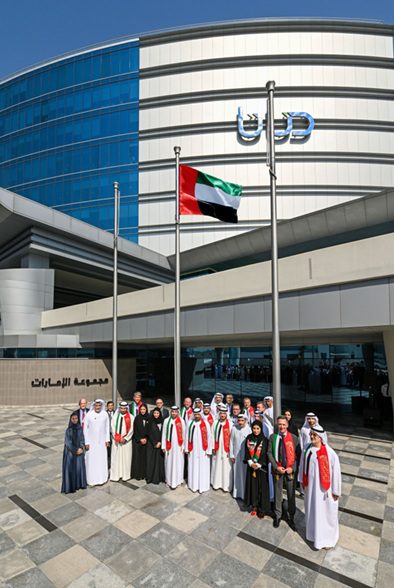 Emirates Group Flies UAE Flag High with Pride!