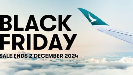 Cathay Pacific Black Friday Deals: $100 Off Global Flights!