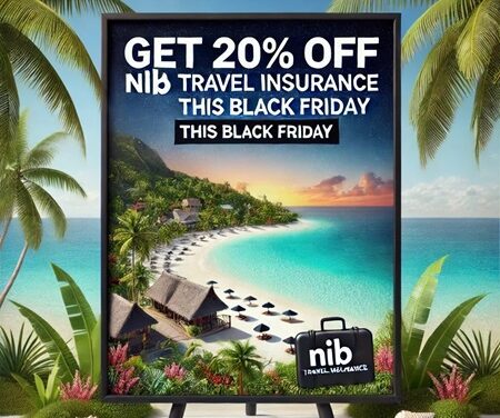 nib Travel Launches Unprecedented 20% Black Friday Insurance Discount