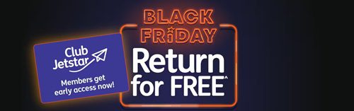 Jetstar Black Friday Sale Offers Free Return Flights for 2024