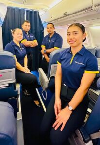 Nauru Airlines Crew.