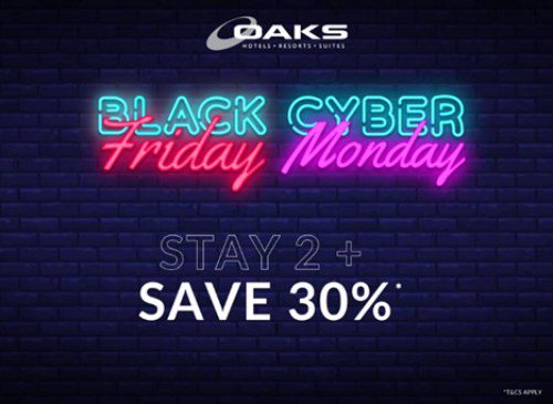 Unbeatable Black Friday & Cyber Monday Deals at Oaks!