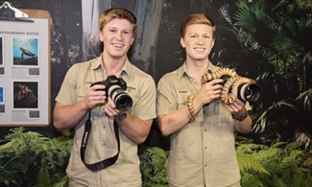 Robert Irwin Honored with Wax Figure at Madame Tussauds!