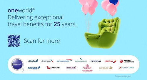 Taking Flight: oneworld Unveils Ambitious 25th Anniversary Campaign