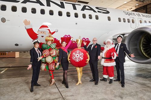 Qantas Unveils Festive Aircraft, Menus & Double Points for Christmas