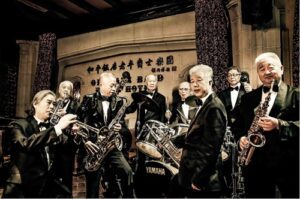 The Jazz Bar at the Fairmont Peace Hotel.