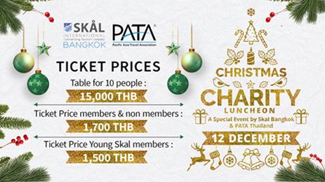 Join SKAL Bangkok & PATA Thailand Christmas Luncheon!