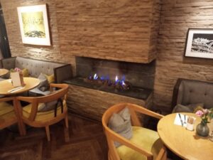 A cosy breakfast awaits at Cortiina.