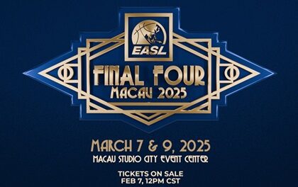 Studio City Macau to Host 2025 EASL Final Four