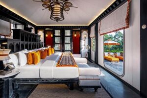 Luxury Tented villa-Bedroom Pemako Punakha.