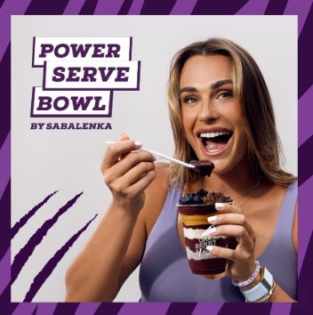 Unleash the Sabalenka Power Serve Bowl at Oakberry!