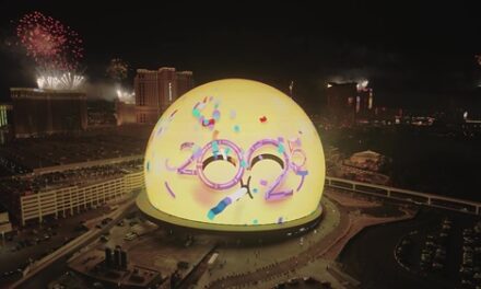 Las Vegas Welcomes 2025 with Sphere Countdown & Epic Fireworks