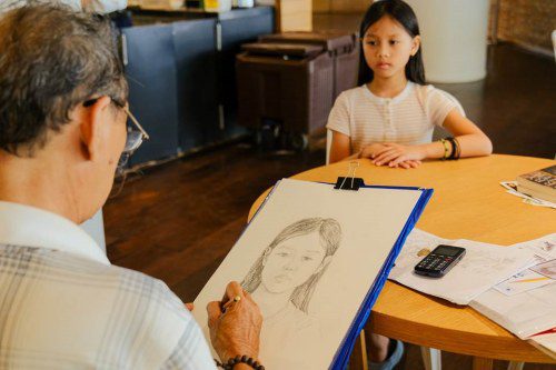 Capture Your Essence: Live Portraits by Vietnamese Artist