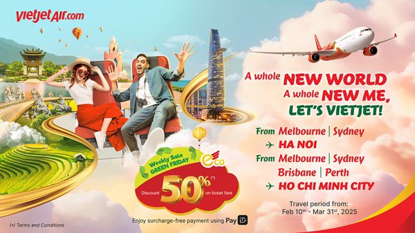 Vietjet’s 50% Off Flights: Aussies Discover Vietnam 2025