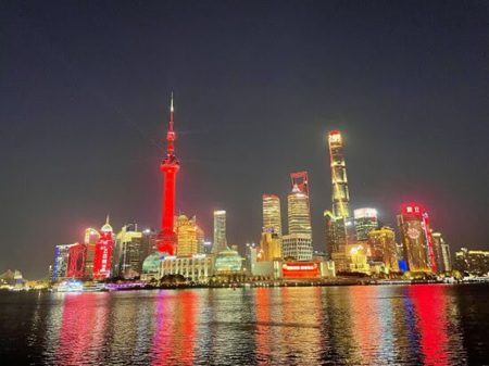 Shanghai Towers Glow Red for Lunar New Year!