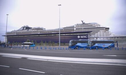 MSC Fantasia Docks at Barcelona’s New Cruise Terminal!