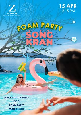 Songkran Pool Party Poster