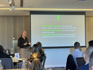 Forecasts fly as FCM unpacks pricing, budgets and sustainability shifts reshaping Aussie corporate travel.