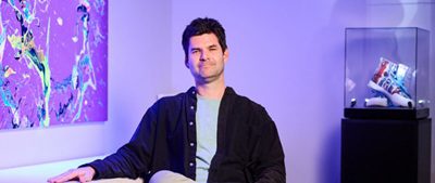 Tommy Balogh Transforms Midnight Hotel Suite with Light Art