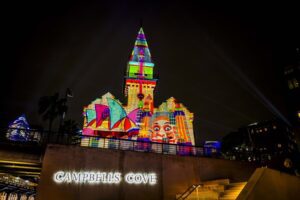 Vivid Sydney 2025 The Rocks Colour the City - CREDIT Destination NSW