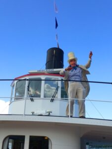 Historical figure Casimir Friedrich Knörr comes to life on the Legends Of Lake Lucerne cruise