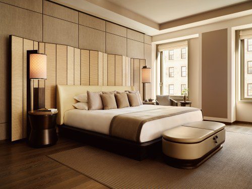 Aman New York, USA - Accommodation, Corner Suite, Bedroom