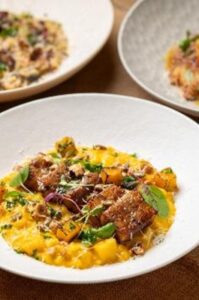 Braised Pork Belly & Pumpkin Risotto