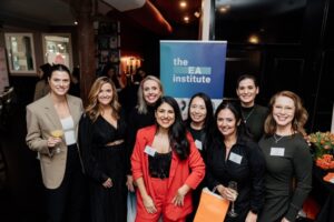 Guests at a recent member event, hosted by the EA Institute