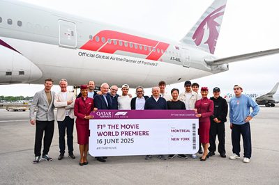 Qatar Airways Flies F1® Stars to ‘F1® The Movie’ Premiere!