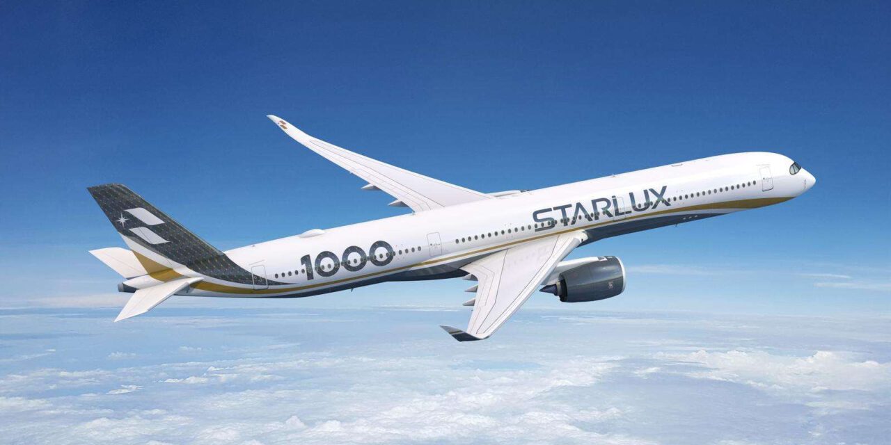 STARLUX Expands Fleet with 10 New Airbus A350-1000 Aircraft