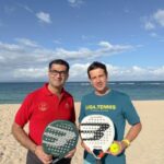 Vineet Mahajan, General Manager at Ayodya Resort Bali and Dmitry Shcherbakov, Founder of Liga.Tennis