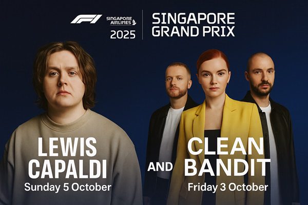 Capaldi, Clean Bandit Headline Roaring F1 Weekend in Singapore