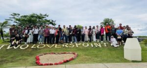 Malaysia Guam FAM Tour at Two Lovers Point in Tumon, Guam.