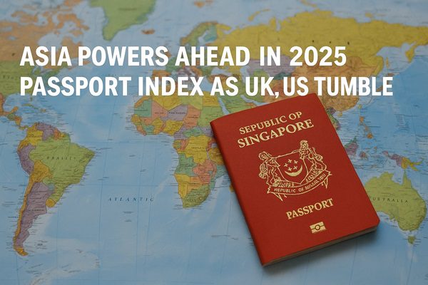 Asia Powers Ahead in 2025 Passport Index as UK, US Tumble