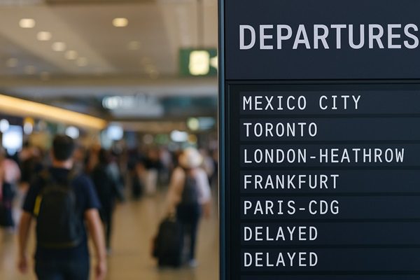 Tourism Tumbles: Fewer Flyers & Canadian Land Visits Fall