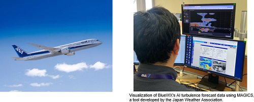 ANA First to Launch AI Turbulence Prediction