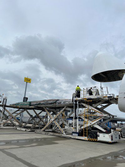 Oversized Cargo Charter from Belgium to China by Chapman