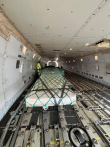 Chapman Freeborn makes cargo charter delivery of oversized industrial equipment from Belgium to China