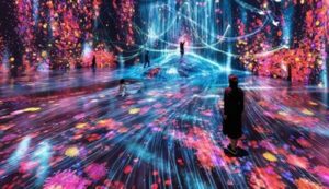 Experience an art world without boundaries at teamLab Borderless: MORI Building DIGITAL ART MUSEUM, Tokyo © teamLab.