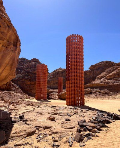 DesertxAlUla integrates art with nature in the historic desert region of Saudi Arabia.
