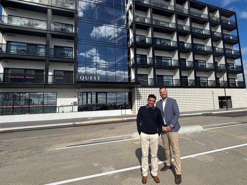 Franchise partners Daniel O’Hare and Gustavo Romero bring trusted local leadership and deep hospitality experience to the new Quest Port Adelaide expansion.