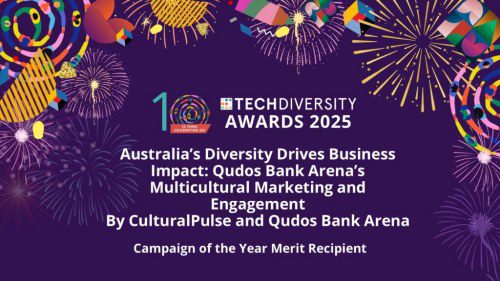 Qudos Bank Arena & CulturalPulse Win TechDiversity Award 2025